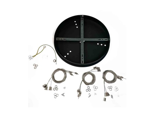 CIRCULAR-KIT SUSPENSION 3M-3SUSP-PLATINE-BLANC